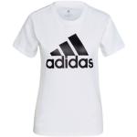 Vita T-shirts med tryck från adidas på rea för Damer 