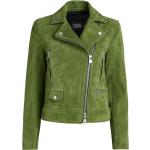 MC/Biker wear Gröna MC jackor Asymmetriska från Karl Lagerfeld på rea i Storlek 3 XL i Mocka för Damer 