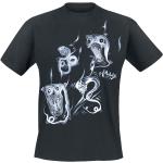 Svarta Billie Eilish T-shirts i Storlek L i Bomull för Herrar 