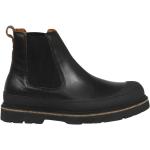 Svarta Ankle-boots från Birkenstock på rea med Slip-on med rundad tå i Läder för Herrar 
