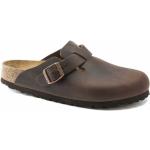 Mörkbruna Slip in-sandaler i Nubuck för Damer 