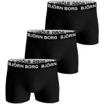 Svarta Kalsonger för Pojkar 3 delar i Storlek 128 i Mikrofiber från Björn Borg Core från Björn Borg 