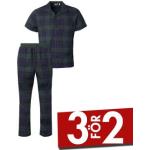 Björn Borg Core Loungewear Pyjama Set Grön/Rutig Large Herr