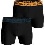 Svarta Boxershorts från Björn Borg 2 delar i Storlek S i Bomull för Herrar 