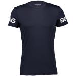Midnattsblåa Tränings t-shirts från Björn Borg i Storlek L i Polyester för Herrar 