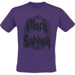 Black Sabbath T-shirt - Black Emblem - XL - för Herr - lila