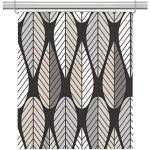 Svarta Panelgardiner från Arvidssons Textil 2 delar i Bomull 