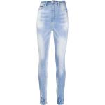 Blåa Skinny jeans med broderi från Philipp Plein på rea med L28 med W27 i Denim för Damer 