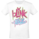 Blink-182 T-shirt - Text - S 3XL - för Herr - vit