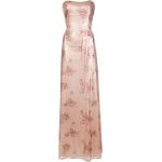 Blommiga Rosa Blommiga klänningar med paljetter på rea i Storlek 3 XL för Damer 