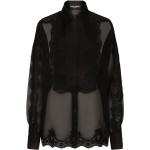 Blommiga Svarta Långärmade skjortor från Dolce & Gabbana i Storlek 3 XL för Damer 