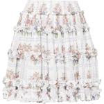Blommiga Vita A-linje kjolar med volang från Needle & Thread i Storlek XL i Chiffong för Damer 