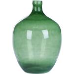 Rustika Gröna Glasvaser från Beliani i Glas 