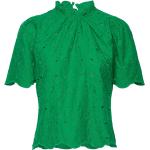 Gröna Kortärmade Kortärmade blusar från Lindex i Storlek XS för Damer 