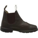 Bruna Chelsea-boots från Blundstone Vattentäta med rundad tå i Läder för Flickor 