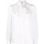 Vita Långärmade blusar från Saint Laurent Paris i Storlek L för Damer 