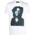 Vita Bob Marley Band t-shirts från DSQUARED2 på rea i Storlek S för Herrar 