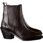 Hållbara Svarta Chelsea-boots på rea med Klackhöjd 5cm till 7cm för Damer 