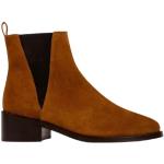 Bruna Chelsea-boots på rea med Klackhöjd 3cm till 5cm i Läder för Damer 