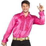 Blommiga Rosa Kostymskjortor från Boland i Storlek L för Herrar 