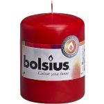 Röda Blockljus från Bolsius 10 delar - 17 cm 