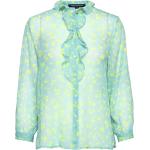 Bonita Ruffle Front Ls Shirt Patterned French Connection