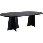 Svarta Ovala matbord från Skånska Möbelhuset med diameter 115cm 
