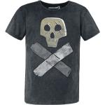 Borderlands - gaming T-shirt - 3 - Skull - S XL - för Herr - grå