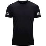 Svarta Tränings t-shirts från Björn Borg i Storlek S för Herrar 