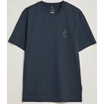Mörkblåa Kortärmade Kortärmade T-shirts från HUGO BOSS BOSS Black i Storlek S i Bomull för Herrar 