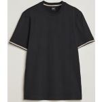 Svarta Kortärmade Kortärmade T-shirts från HUGO BOSS BOSS Black i Storlek L i Bomull för Herrar 