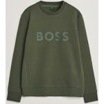 Gröna Sweatshirts från HUGO BOSS Boss Green i Storlek L i Bomull för Herrar 