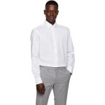 Vita Kostymskjortor på rea med Kent krage i Polyester för Herrar 
