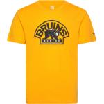 Gula Kortärmade Boston Bruins Kortärmade T-shirts i Storlek S 