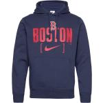 Boston Red Sox Men's Nike Mlb Club Slack Fleece Hood Tops Sweat-shirts & Hoodies Hoodies Navy NIKE Fan Gear