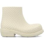 Vita Ankle-boots från BOTTEGA VENETA med Slip-on med rundad tå i Gummi för Damer 