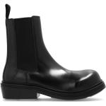 Svarta Ankle-boots från BOTTEGA VENETA på rea med Slip-on med rundad tå i Läder för Herrar 