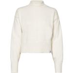 Krämfärgade Stickade tröjor från Calvin Klein Jeans i Storlek XS med Hög ringning i Bouclé 