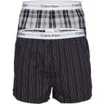 Boxer Slim 2Pk Underwear Boxer Shorts Black Calvin Klein