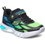 Svarta Låga sneakers från Skechers Flex-Glow i storlek 27 för Pojkar 
