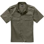 Gröna Kortärmade Kortärmade skjortor från Brandit på rea i Storlek 6 XL i Polyester för Herrar 