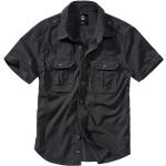 Svarta Kortärmade Kortärmade skjortor från Brandit Vintage på rea i Storlek 6 XL i Bomull för Herrar 