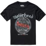 Svarta Kortärmade Motörhead Kortärmade T-shirts från Brandit på rea i Storlek M i Bomull för Herrar 