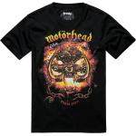 Svarta Kortärmade Motörhead Kortärmade T-shirts från Brandit på rea i Storlek L med Rund ringning i Bomull för Herrar 