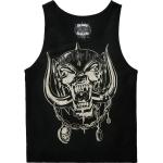 Svarta Ärmlösa Motörhead T-shirts stora storlekar från Brandit i Storlek 4 XL i Bomull för Herrar 