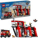 Flerfärgade Leksaksbilar från Lego City med Brandkårs-tema 
