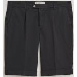 Briglia 1949 Pleated Cotton Shorts Black
