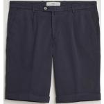 Briglia 1949 Pleated Cotton Shorts Navy