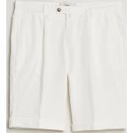 Briglia 1949 Pleated Cotton Shorts White