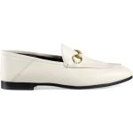 Vita Loafers från Gucci i storlek 36 med rundad tå i Läder för Damer 